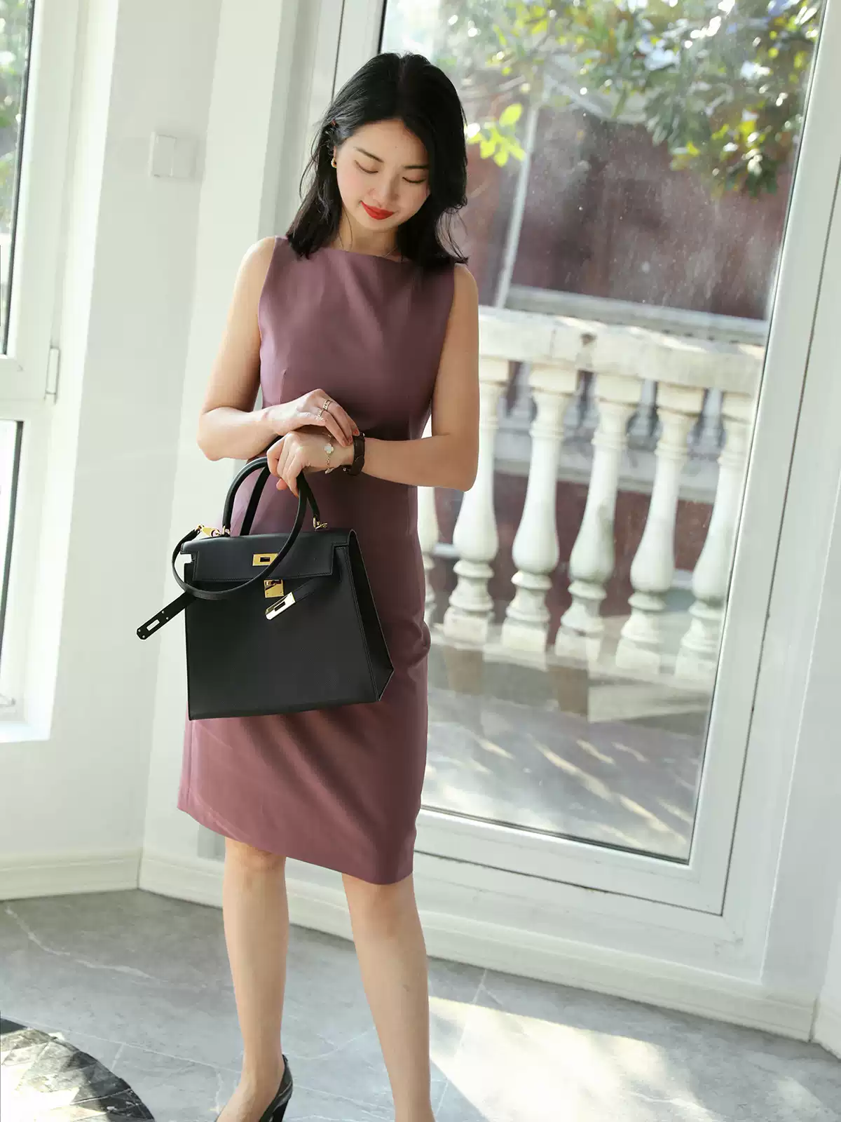 经典颜色版型 意大利进口精纺羊毛高端精致连衣裙背心裙春装裙子